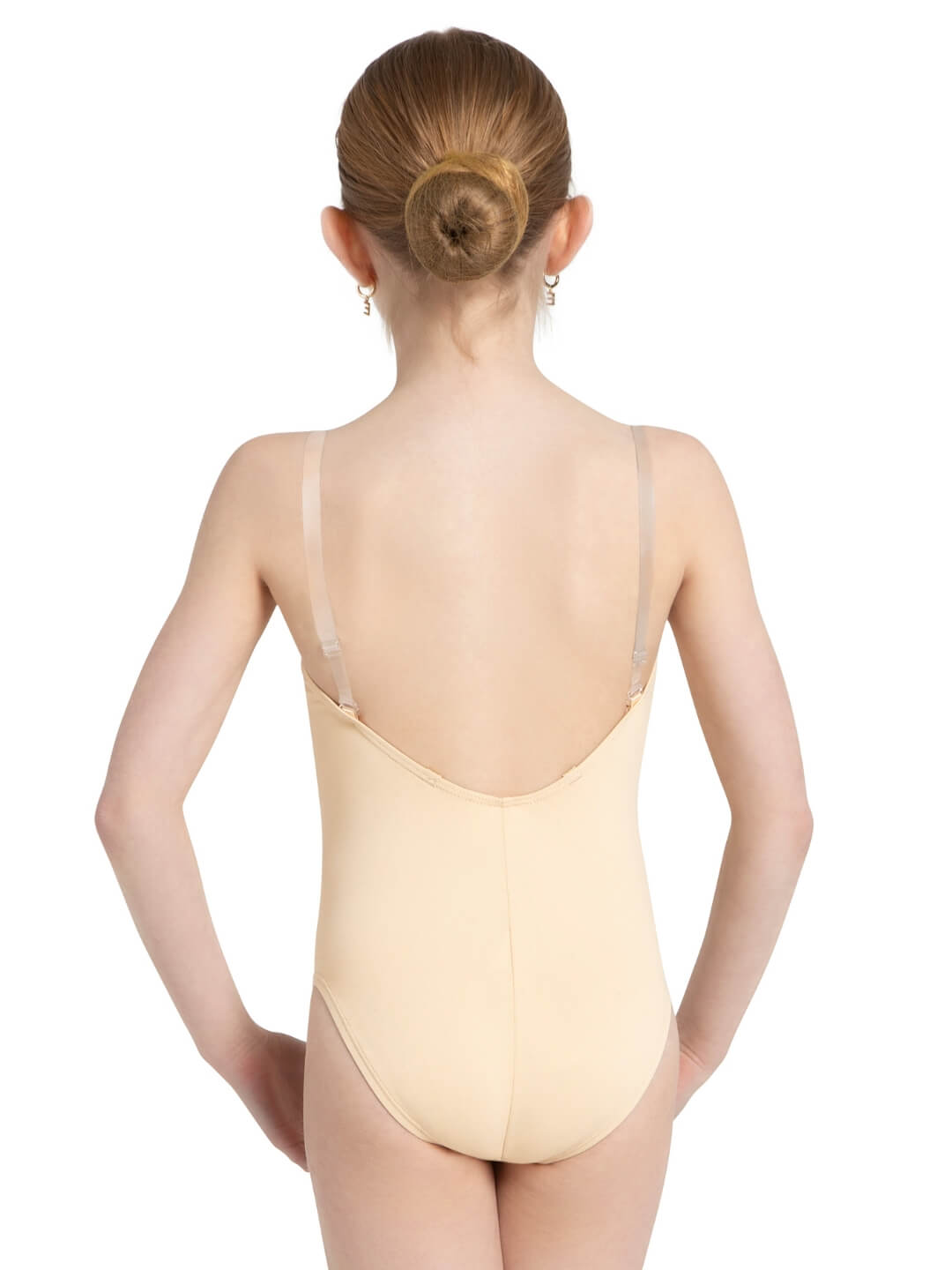 Camisole Leotard w/ Clear Transition Straps - Girls (3532C)